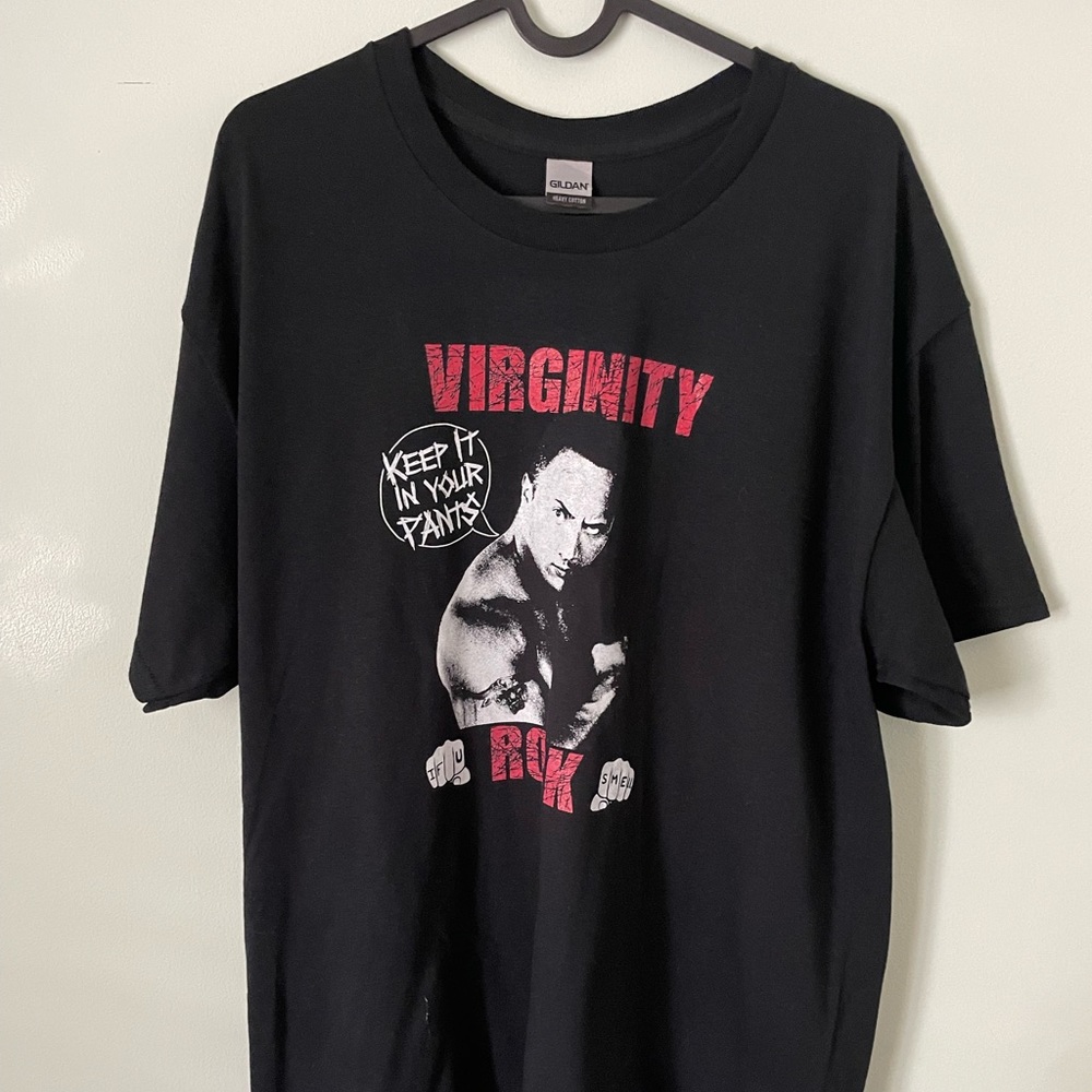 Dwayne “The Rock” Johnson Virginity Rocks Shirt